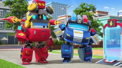 Super Wings Feuerwehr gegen Polizei