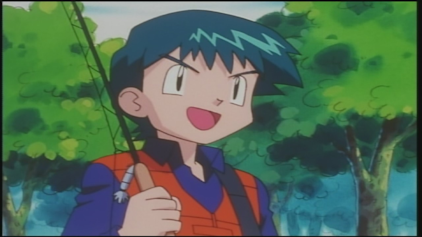 Pokémon: Die Johto Liga Champions Angel, Köder, Angeber