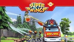 Super Wings Feuer im Wald
