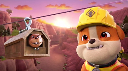 Rubble & Crew Die Crew baut eine Seilrutsche