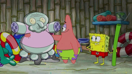 SpongeBob Schwammkopf Thaddäus und der Pool