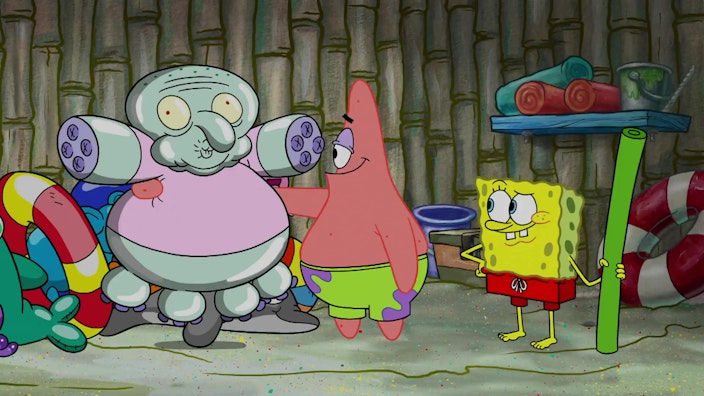 SpongeBob Schwammkopf Thaddäus und der Pool