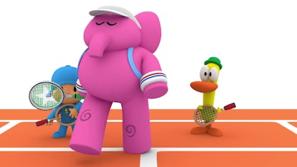 Pocoyo Der Tennisschläger