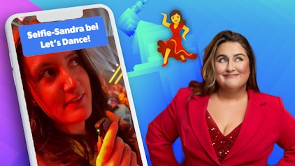 Hypezeit Shorts SelfieSandra LetsDance