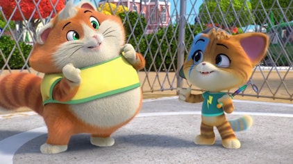 44 Cats Herr von Lamp, der große Golfspieler