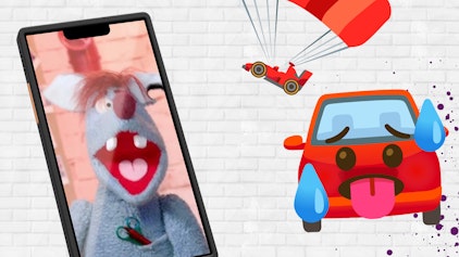 Woozle Shorts Autofahrern