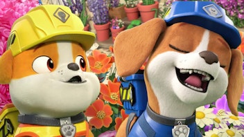 Rubble & Crew Die Crew baut einen Schmetterlings-Garten