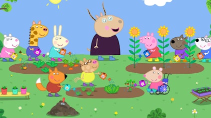 Peppa Pig Die Spielgruppe im Garten