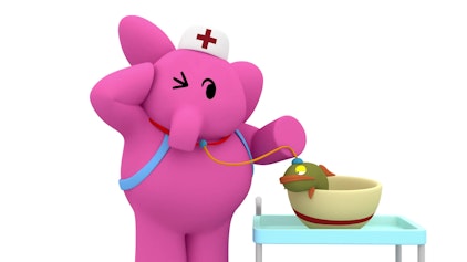 Pocoyo Von Schmutz starren