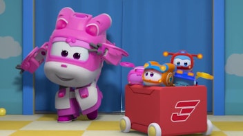 Super Wings Rutschiges Wasserabenteuer