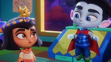 Die Supermonster Besuch der Königin