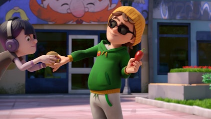 Dennis & Fletscher - Blämtastisch! Ein Internat in Beanotown / Daumen Wrestling