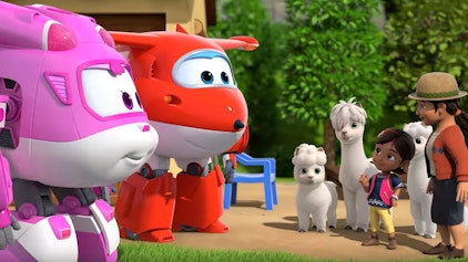 Super Wings Kunterbunte Alpakas