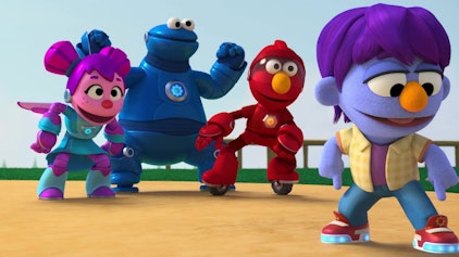 Sesame Street's Mecha Builders Immer dem Wind nach