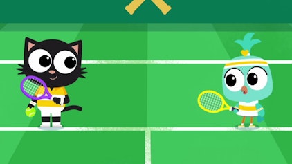 Milo Milo, der Tennisspieler