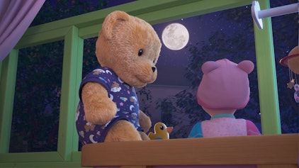 BABY born Teddybär im Mond