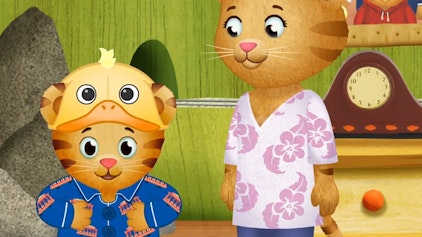 Der kleine Tiger Daniel Daniel und die blaue Strickjacke / Frau Lindes neue Frisur