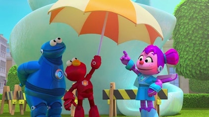 Sesame Street's Mecha Builders Sonnenblocker