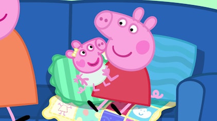 Peppa Pig Das Baby halten