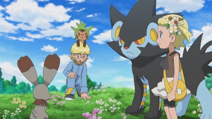 Pokémon - Die TV-Serie: XY - Erkundungen in Kalos Ein fantastischer Fund in den Blumen!