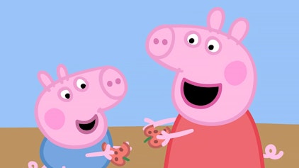 Peppa Pig Gartenarbeit