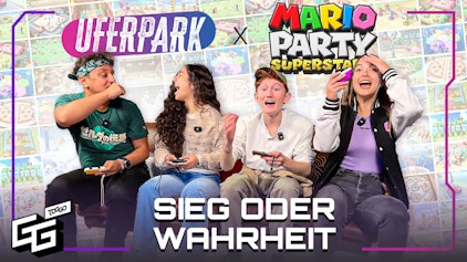 Mario & Friends Mario Party, aber wer verliert, muss die Wahrheit sagen