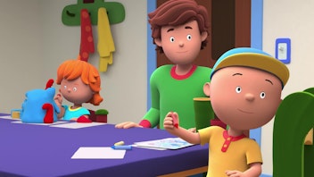 Caillou Caillou auf Monsterjagd