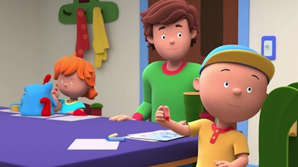 Caillou Caillou auf Monsterjagd