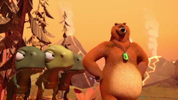 Grizzy & die Lemminge Bär auf Zeitreise