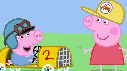 Peppa Pig Schorschs Rennauto