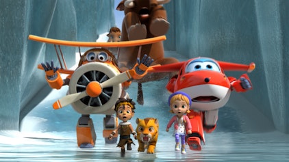 Super Wings Reise in die Vergangenheit