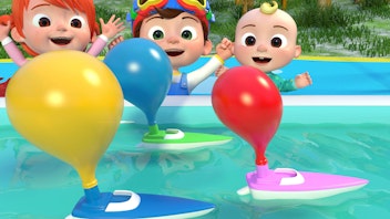 CoComelon Ballonboot-Rennen