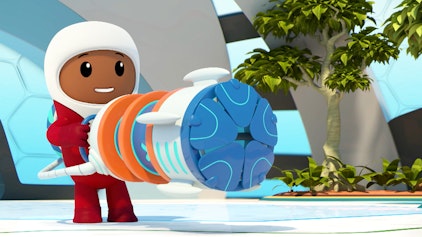 Go Jetters Hagelsturm an der Go Jet Akadamie