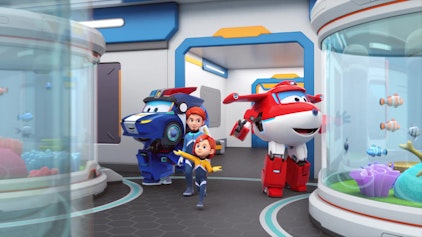 Super Wings Erste Hilfe im Ozean