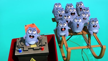 Grizzy & die Lemminge Motorboot-Hütte