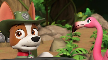PAW Patrol - Helfer auf vier Pfoten Flora, der tanzende Flamingo