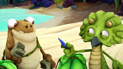 Gigantosaurus Der Wärmestein