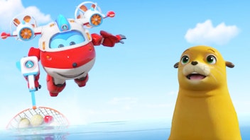 Super Wings Seelöwen-Sport-Spektakel