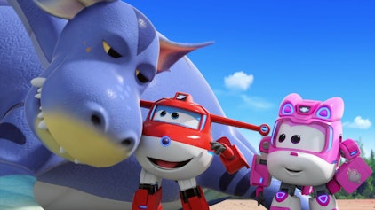 Super Wings Babysitter am Loch Ness