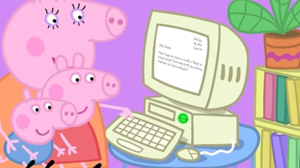 Peppa Pig Mama Wutz muss arbeiten