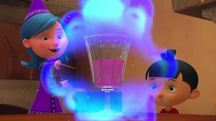 Pinocchio im Zauberdorf Spieglein, wer hat die schönsten Haare?