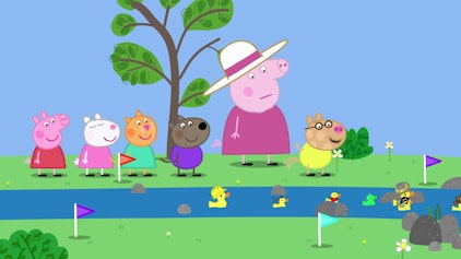 Peppa Pig Entchen-Wettschwimmen
