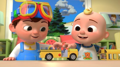 CoComelon Schmückt den Saal