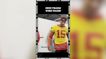 TOGGO Touchdown Shorts Jari trifft Patrick Mahomes