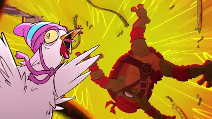 Die Abenteuer der Teenage Mutant Ninja Turtles Raphael zerbricht sich den Schädel