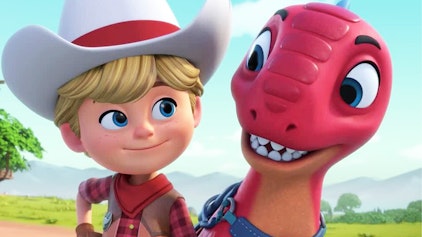 Dino Ranch Charaktere Lerne Jon & Blitz kennen