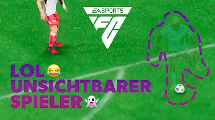 Komplett eskaliert Einfach ein unsichtbarer Spieler bei EA Sports FC 24