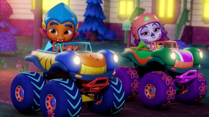 Die Supermonster Hoppla, wir haben die Autos geschrumpft