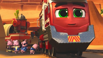 Mighty Express - Superschnelle Zugfreunde Sauknapp!