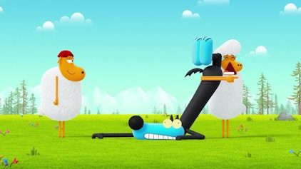 Karate Schaf Voll verliebt